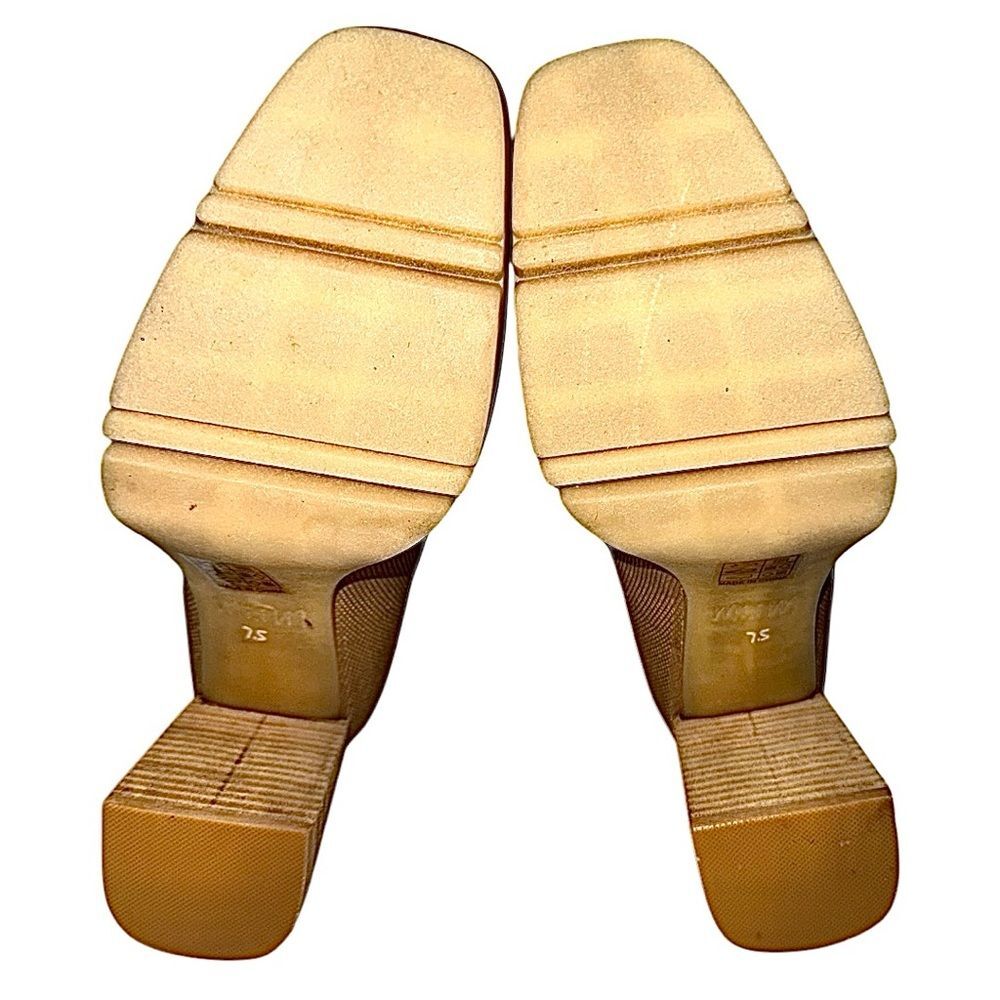 MI.IM Minimalist Platform Chunky Tan Women’s Knit Boots Size 7.5 Medium EUC - Picture 3 of 10